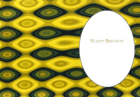 Black and Yellow Diamond Retro Insert by Selina Dittmann