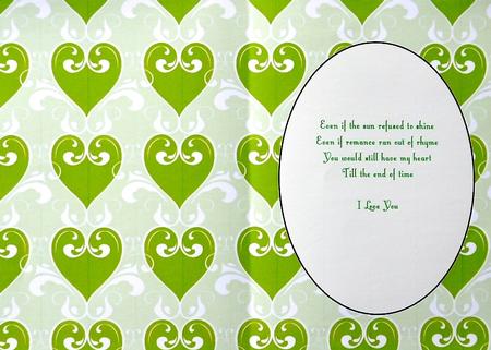 Green Hearts Insert 14 by Selina Dittmann