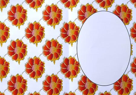 Orange/yellow Daisy Insert by Selina Dittmann