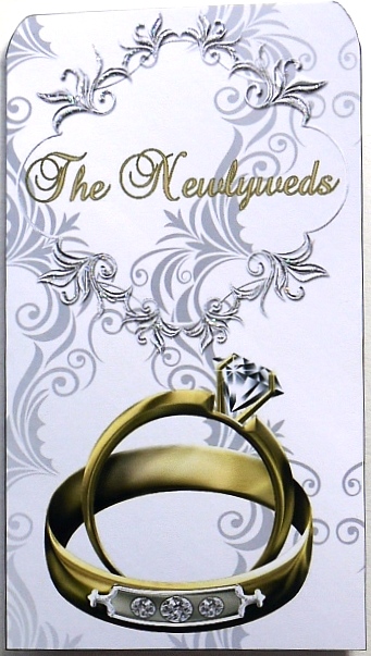 Money Envelope Bride & Groom Rings by Selina Dittmann