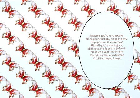 Orange Butterfly Insert 2 by Selina Dittmann