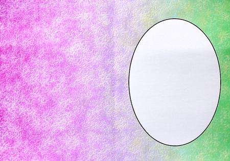 Pink and Green Textured Insert by Selina Dittmann