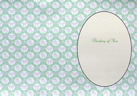 Green Floral Butterfly Insert by Selina Dittmann