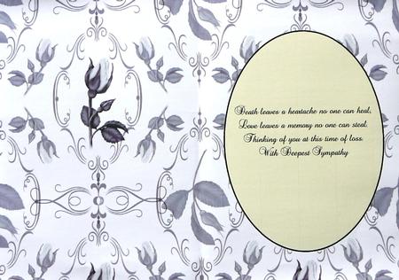 White and Grey Rose Insert 1 by Selina Dittmann