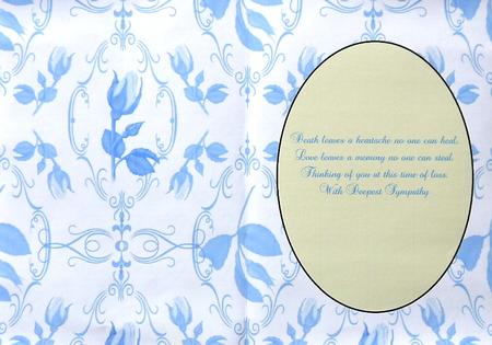 White and Blue Rose Insert 2 by Selina Dittmann
