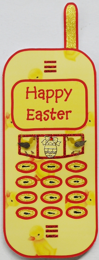 Easter Chick Mobile Phone by Selina Dittmann