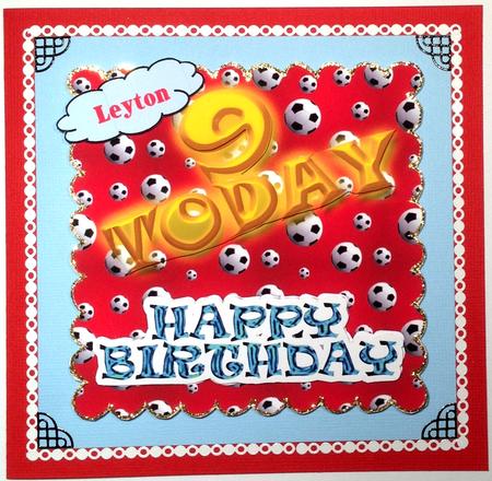 9 Today Boy Birthday Topper 3 by Selina Dittmann