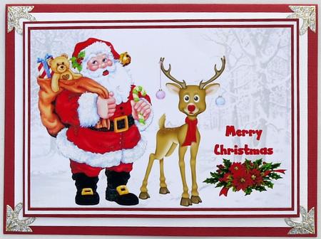 Santa and Rudolf Deliver Christmas by Selina Dittmann
