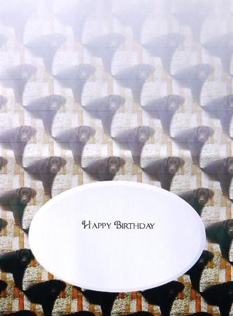 Chocolate Labrador Scene Insert by Selina Dittmann