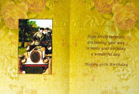 Happy 30th Birthday Vintage Insert by Selina Dittmann