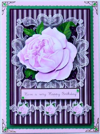 Vintage Pink Rose by Selina Dittmann