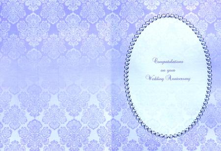 Lilac Damask and Pearl Insert by Selina Dittmann