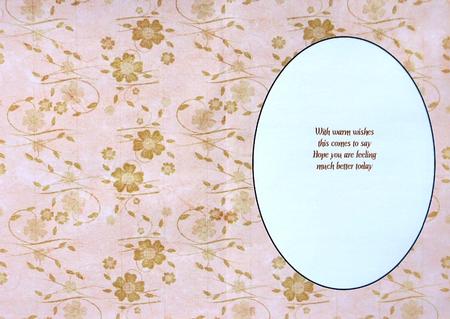 Sun Faded Floral Insert Peach by Selina Dittmann