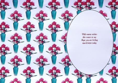 Floral Vase Insert 9 by Selina Dittmann