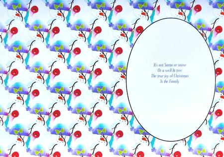 Snowman Christmas Insert 2 by Selina Dittmann