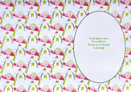 Snowman Christmas Insert 1 by Selina Dittmann