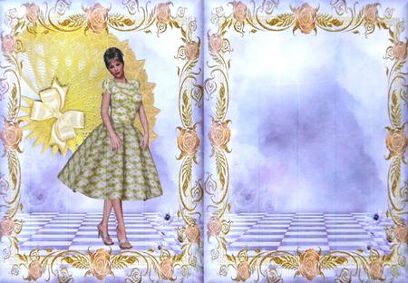 Golden Retro Chic Insert by Selina Dittmann