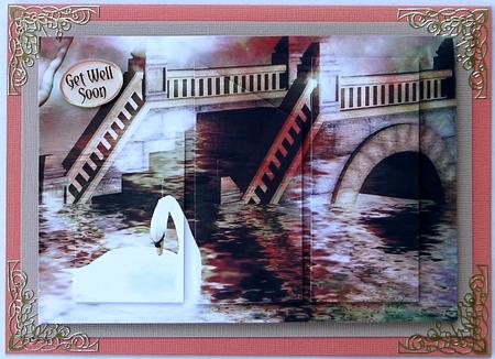 Swan Fantasy Quick Card by Selina Dittmann