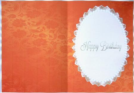 Rich Copper Floral, Gold Lace and Pearl Insert 2 by Selina Dittmann