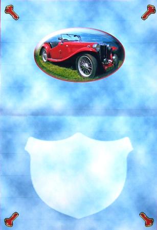 Dad's Mg Roadster Insert by Selina Dittmann