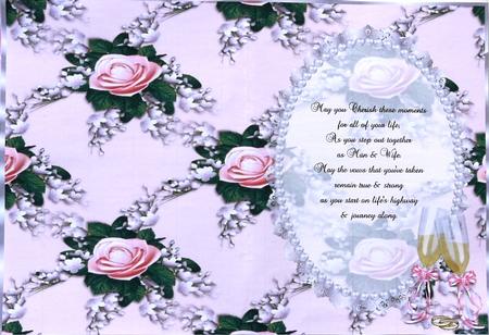 A Toast to the Happy Couple Insert by Selina Dittmann