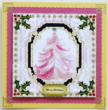 Fluffy Christmas Tree 7x7 Topper 3 by Selina Dittmann