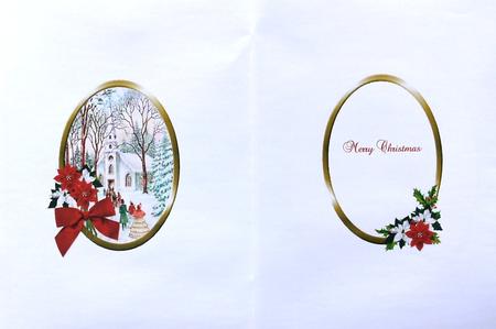 Lets Go to Church Vintage Christmas Insert by Selina Dittmann
