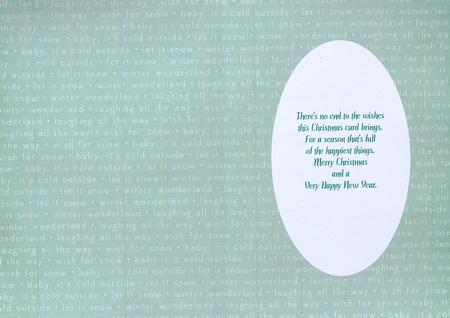 Christmas Words Teal Insert by Selina Dittmann