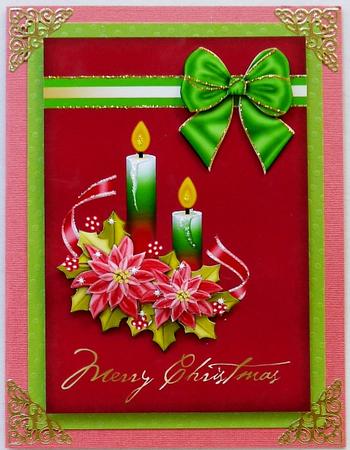 Candles and Poinsettia by Selina Dittmann
