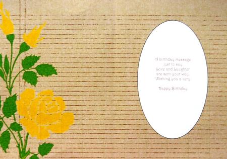 Notebook Paper and Yellow Rose Insert by Selina Dittmann