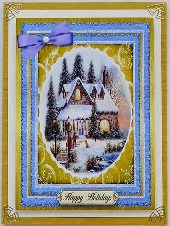 Lovely Conempory Christmas Scene by Selina Dittmann
