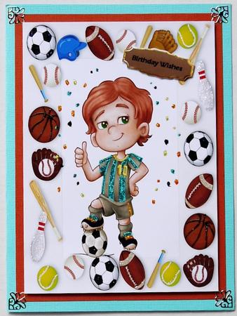 I Love Sport! I Love Football A4 by Selina Dittmann