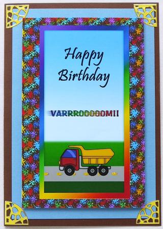 A4 Happy Birthday for a Young Man by Selina Dittmann