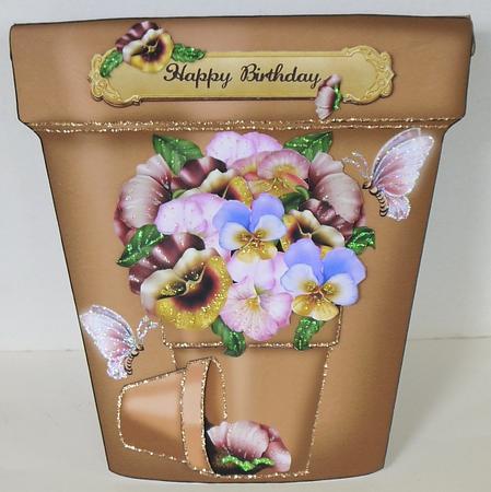 A Pot of Pansies by Selina Dittmann