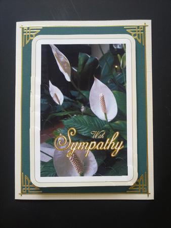 With Sympathy Lilies by Selina Dittmann