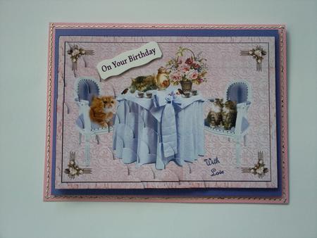 Kittys Tea Party Wavy Corner Stacker by Selina Dittmann