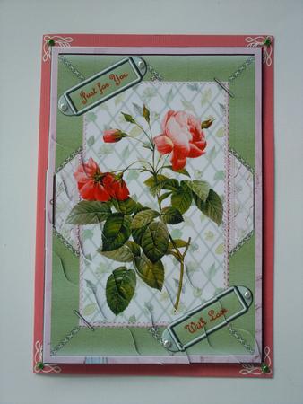 A Rose for You with Love Wavy Corner Stacker by Selina Dittmann