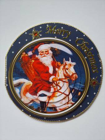 Christmas Vintage Santa Pyramid Topper by Selina Dittmann