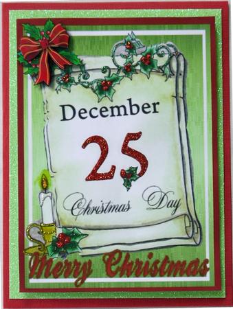 Christmas Wishes on a Scroll , Green by Selina Dittmann