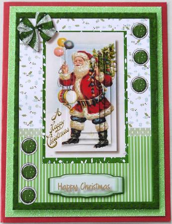 Santa Wuth the Christmas Tree by Selina Dittmann