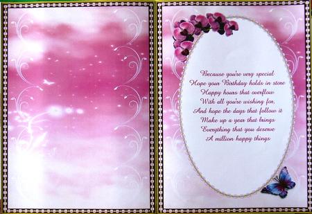 Orchid & Butterfly Fantasy Insert by Selina Dittmann