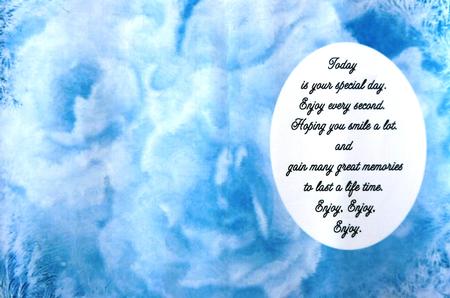 Birthday Insert Blue by Selina Dittmann