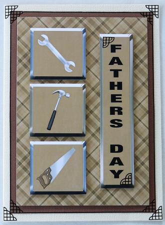 Father's Day - Handyman DIY Tools Topper & Decoupage by Selina Dittmann