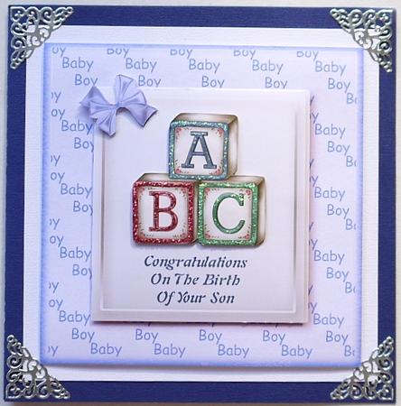 Baby Boy Building Blocks by Selina Dittmann