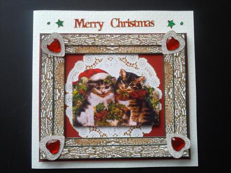 Spiral Pyramid the Cutest Xmas Cats by Selina Dittmann