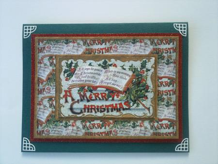 A Merry Chirstmas Quick Card by Selina Dittmann