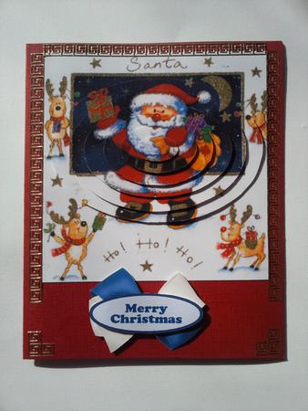 Santa Ho! Ho! Ho! Oval Pyramid by Selina Dittmann
