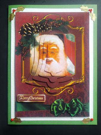 Christmas Card with Bell Shaped Pyramage by Selina Dittmann