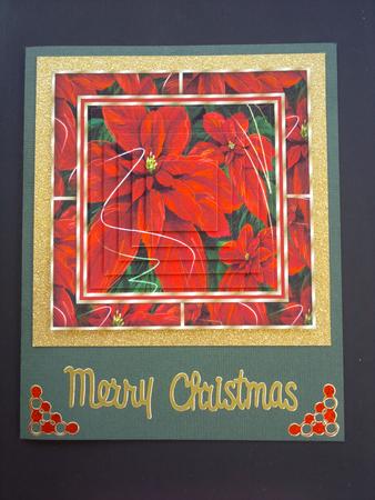 Sumptious Christmas Poinsettia 3D Pyramid by Selina Dittmann