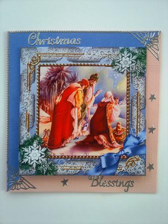 Three Kings Snow 5inch Round Bottom Stacker by Selina Dittmann